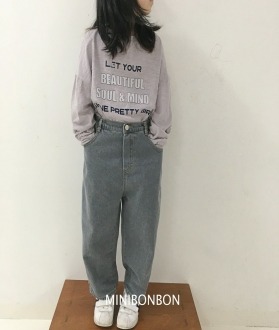 미니봉봉 슬럽롱 티 (XS~JM) 24봄